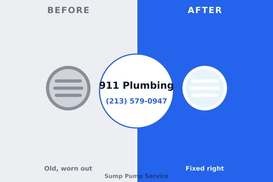 Before and after: plumbing repair Silverdale, PA